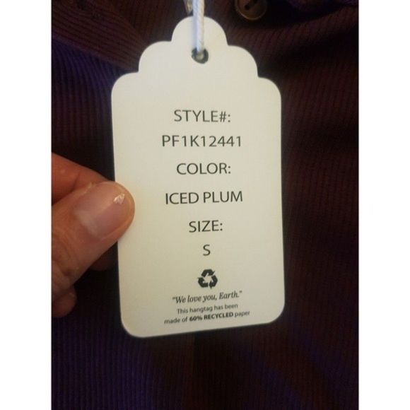 Pink Rose Womens Ribbed Short Sleeve Cropped Top Blouse Collar Button Size Small - Picture 9 of 12